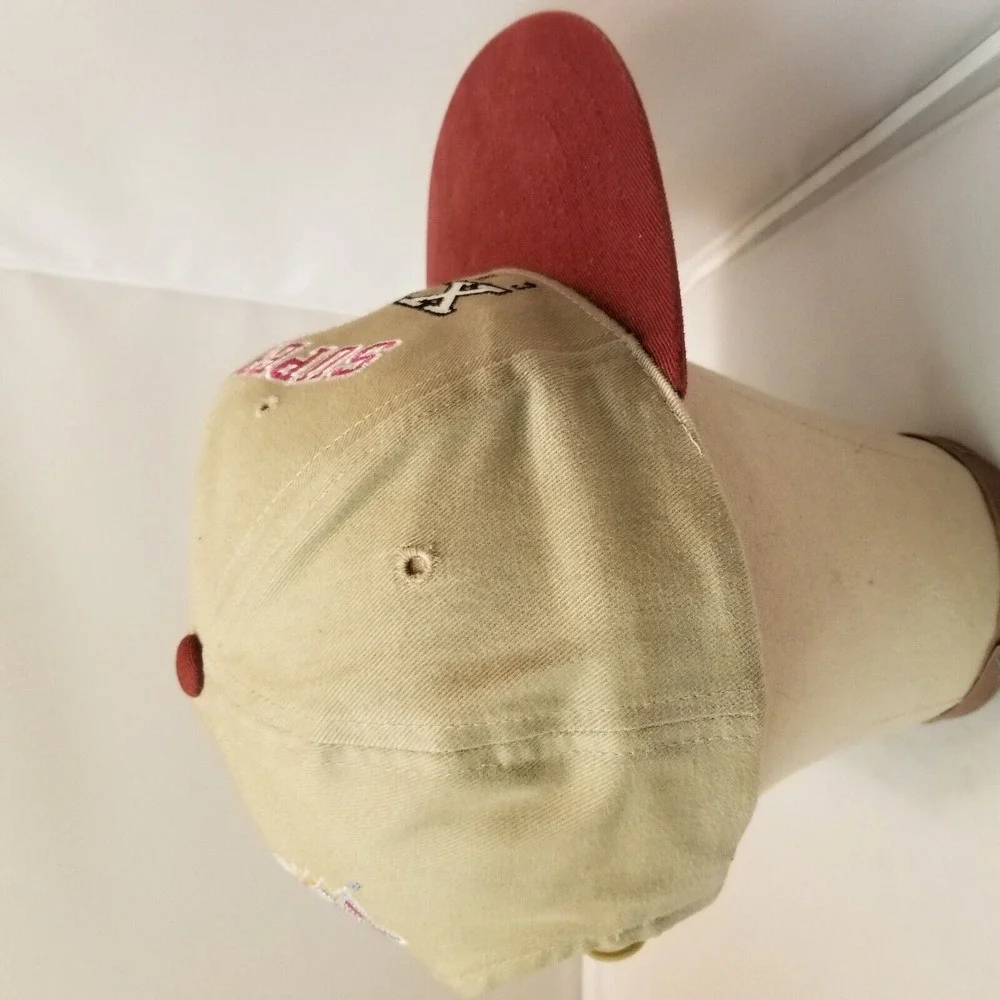 Vintage Super Bowl XXIX Chargers 49ers Hat American Needle Snap Back Tan‎